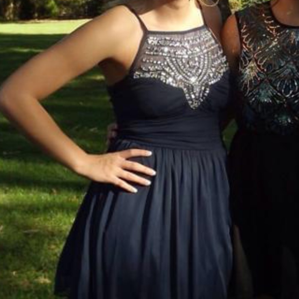 Navy Cocktail Dress
